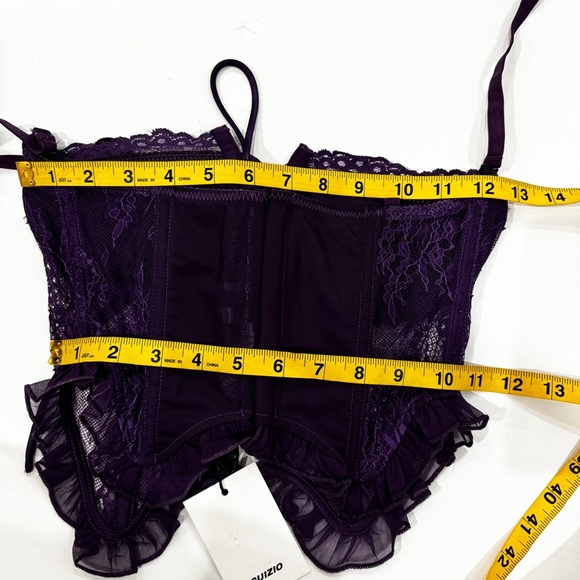 DANIELLE GUIZIO Aleia ruffle corset NEW - Picture 8 of 9